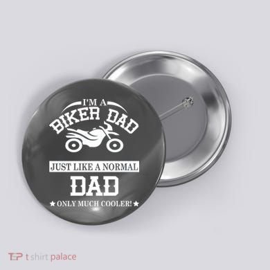 Biker Dad Button