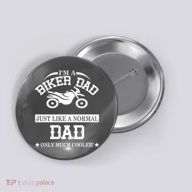 Biker Dad Button