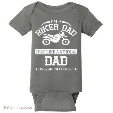 Biker Dad Baby Bodysuit