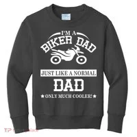 Biker Dad Kids Sweatshirt thumb 0