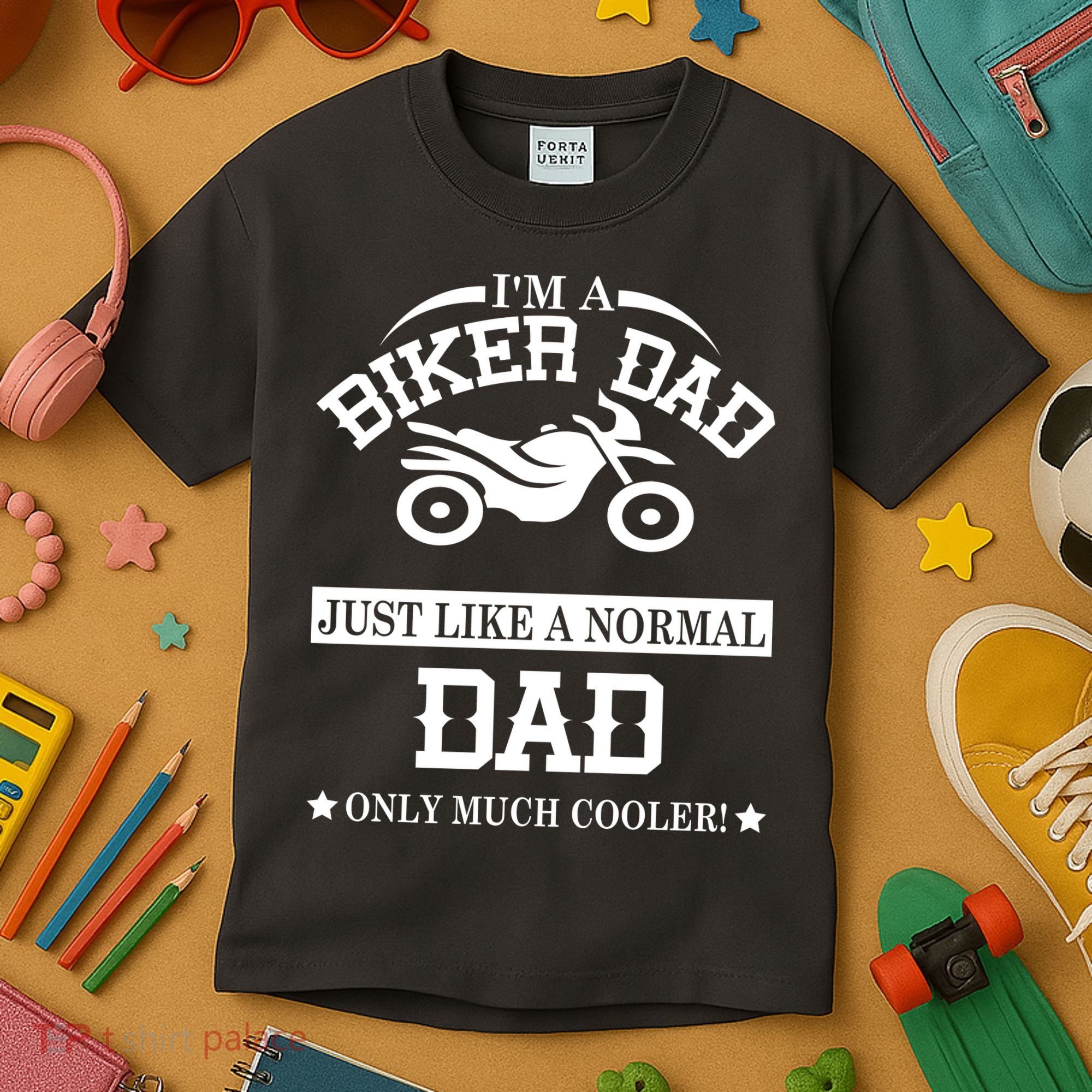 Biker Dad Kids T-Shirt