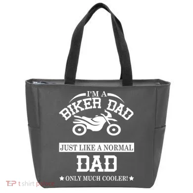 Biker Dad Tote Bag