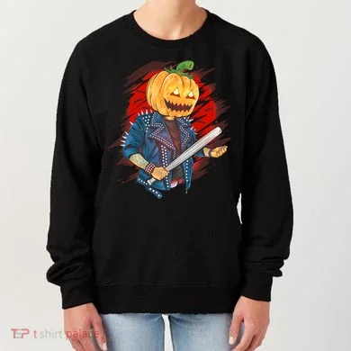 Biker Pumpkin Cool Halloween Women's Sweatshirt
