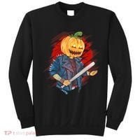 Biker Pumpkin Cool Halloween Sweatshirt thumb 0