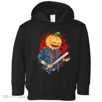 Biker Pumpkin Cool Halloween Toddler Hoodie thumb 0