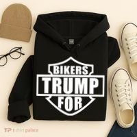 Bikers For Trump Hoodie thumb 4