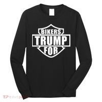 Bikers For Trump Long Sleeve Shirt thumb 0