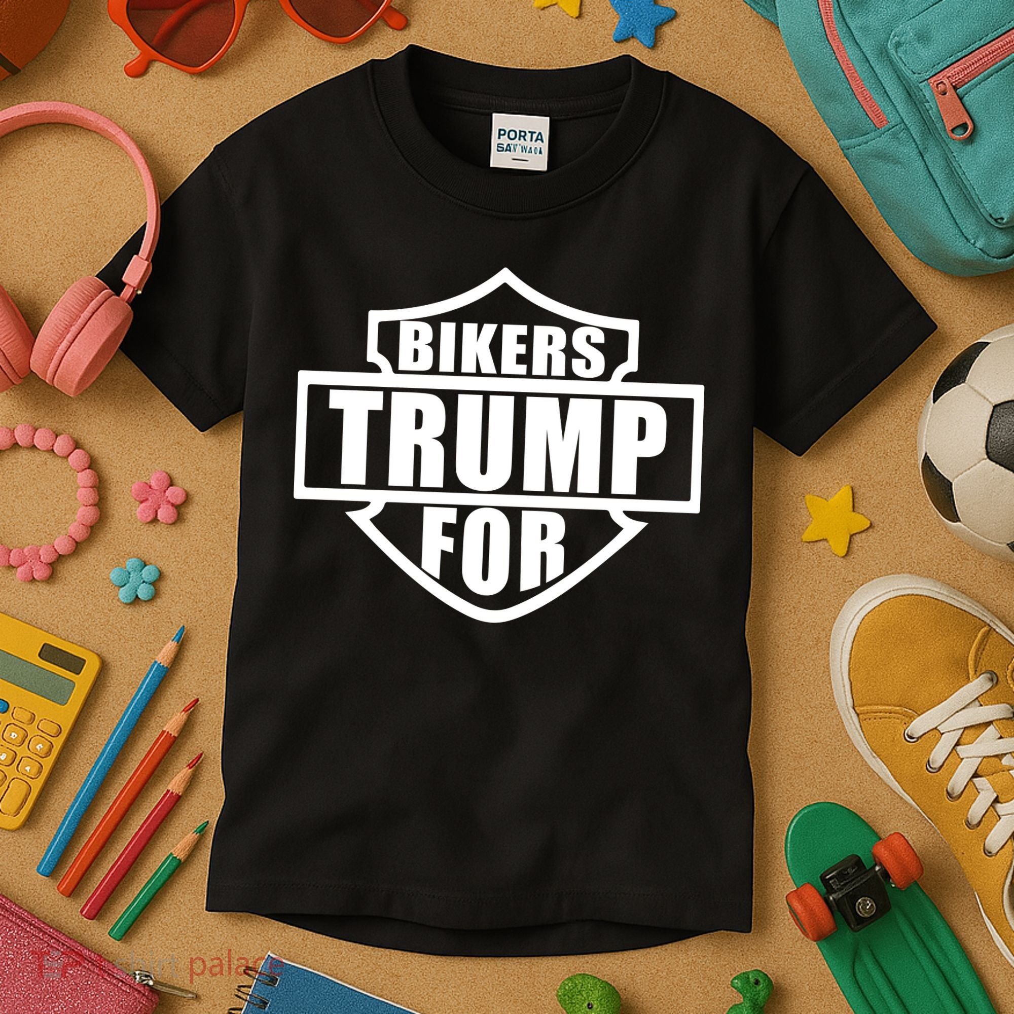 Bikers For Trump Kids T-Shirt