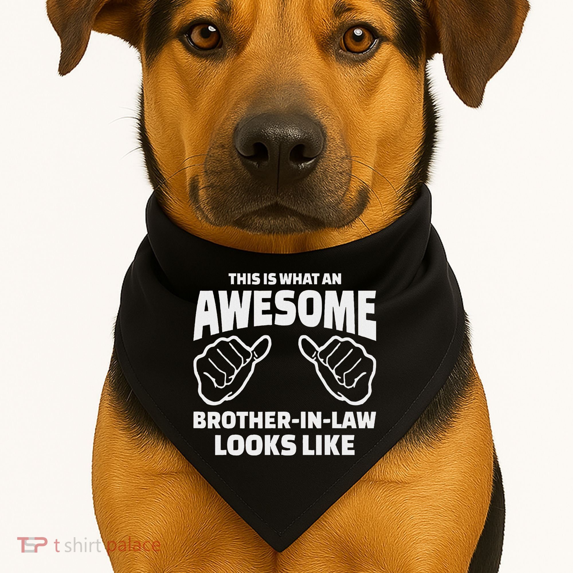 Brother In Law Gift Awesome Brother In Law USA-Made Doggie Bandana