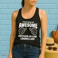Brother In Law Gift Awesome Brother In Law Women's Tank Top thumb 2