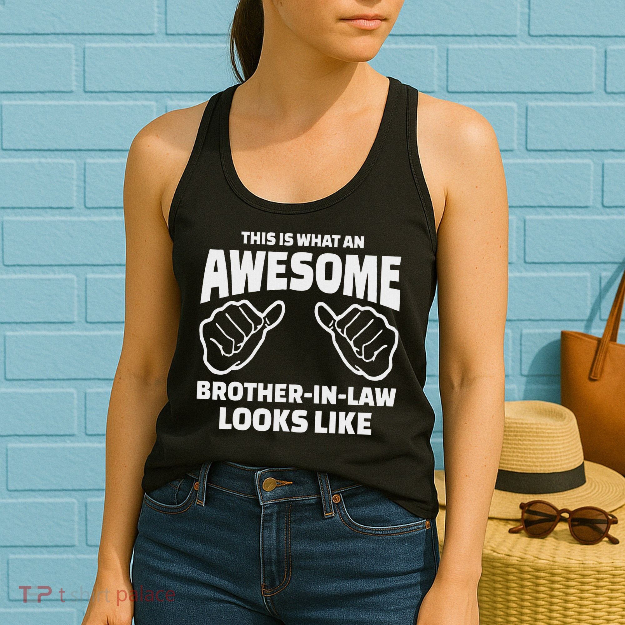 Brother In Law Gift Awesome Brother In Law Women's Tank Top