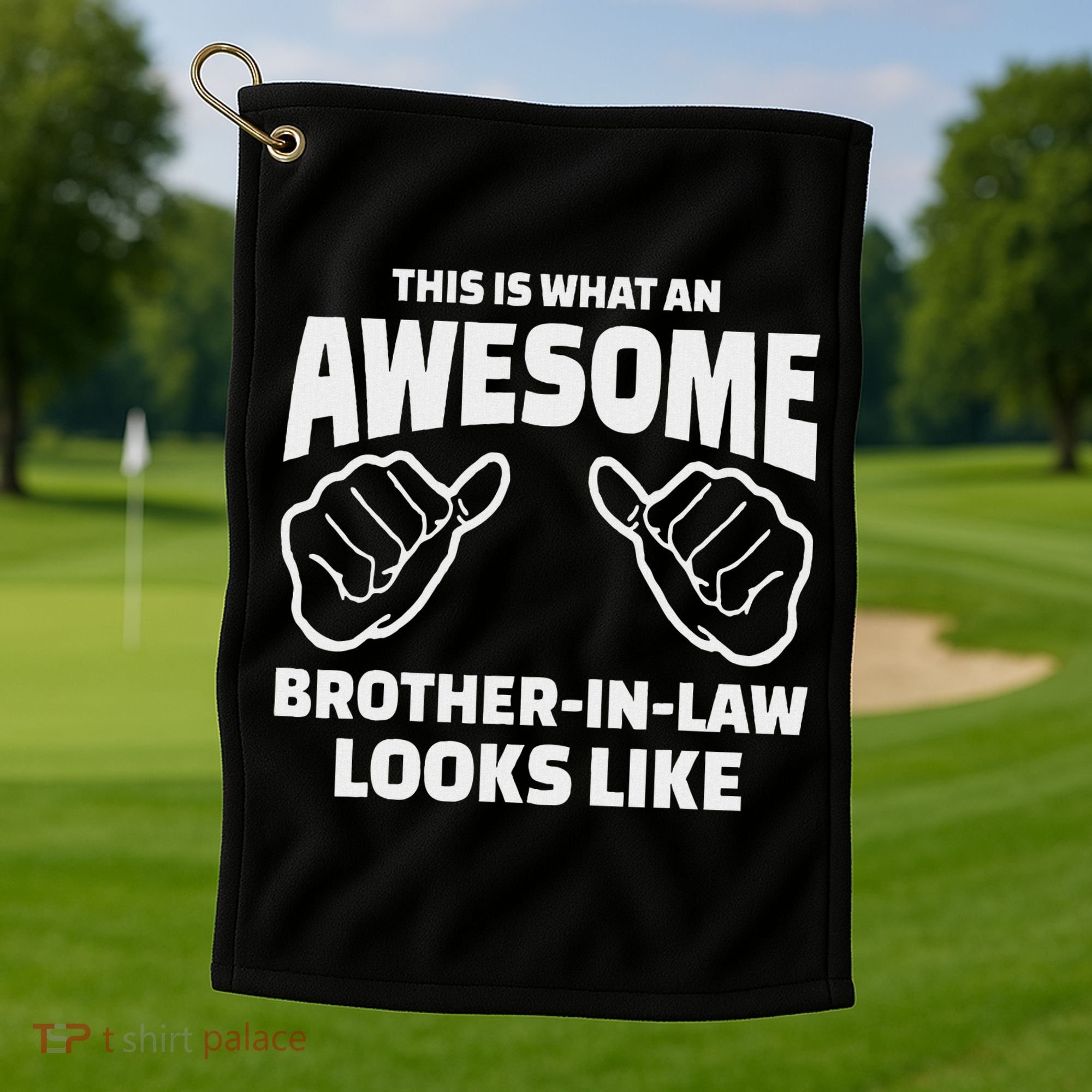 Brother In Law Gift Awesome Brother In Law Golf Towel