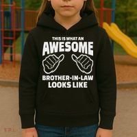 Brother In Law Gift Awesome Brother In Law Kids Hoodie thumb 3