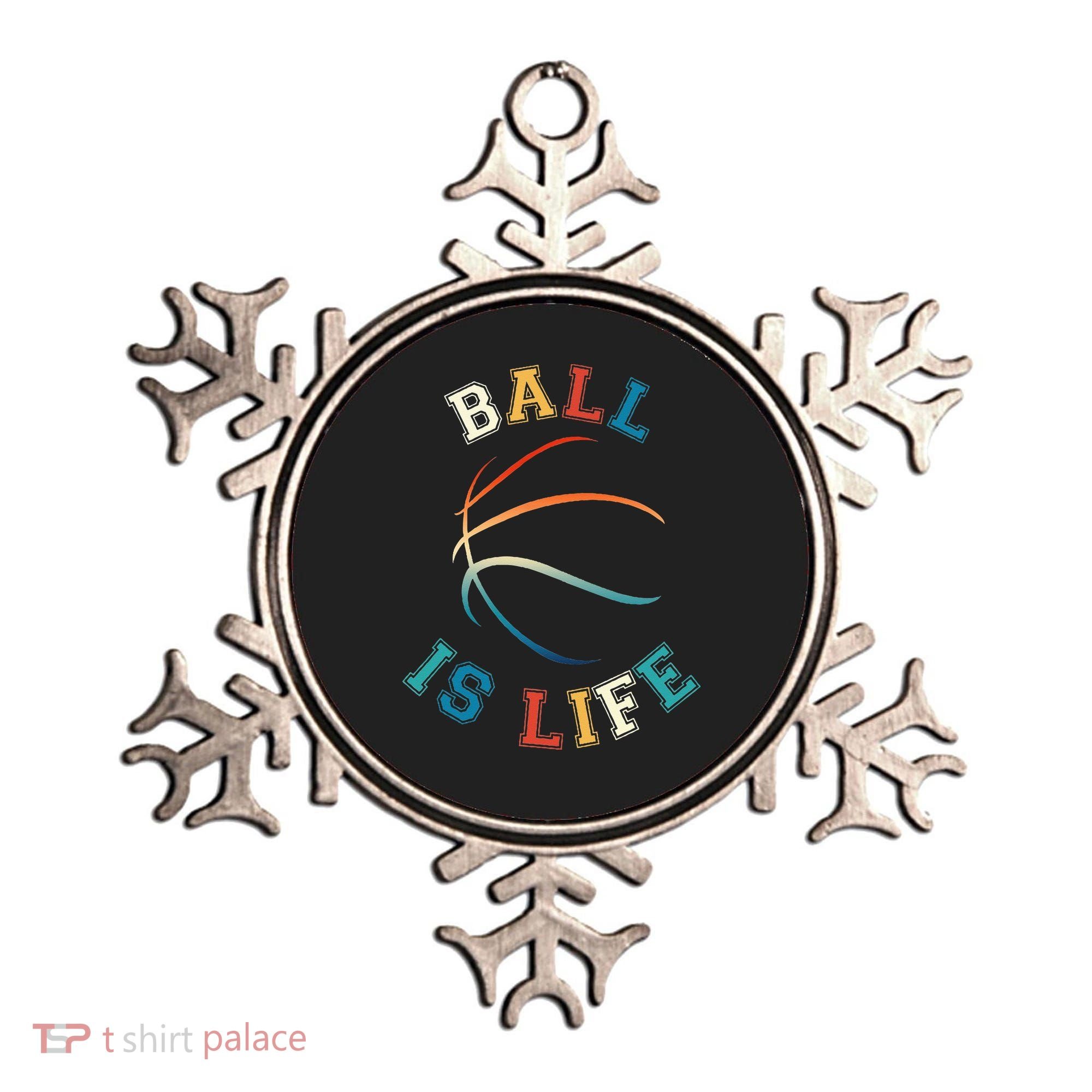Ball Is Life Basketball Bball Lover Gift Ornament