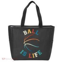 Ball Is Life Basketball Bball Lover Gift Tote Bag thumb 0