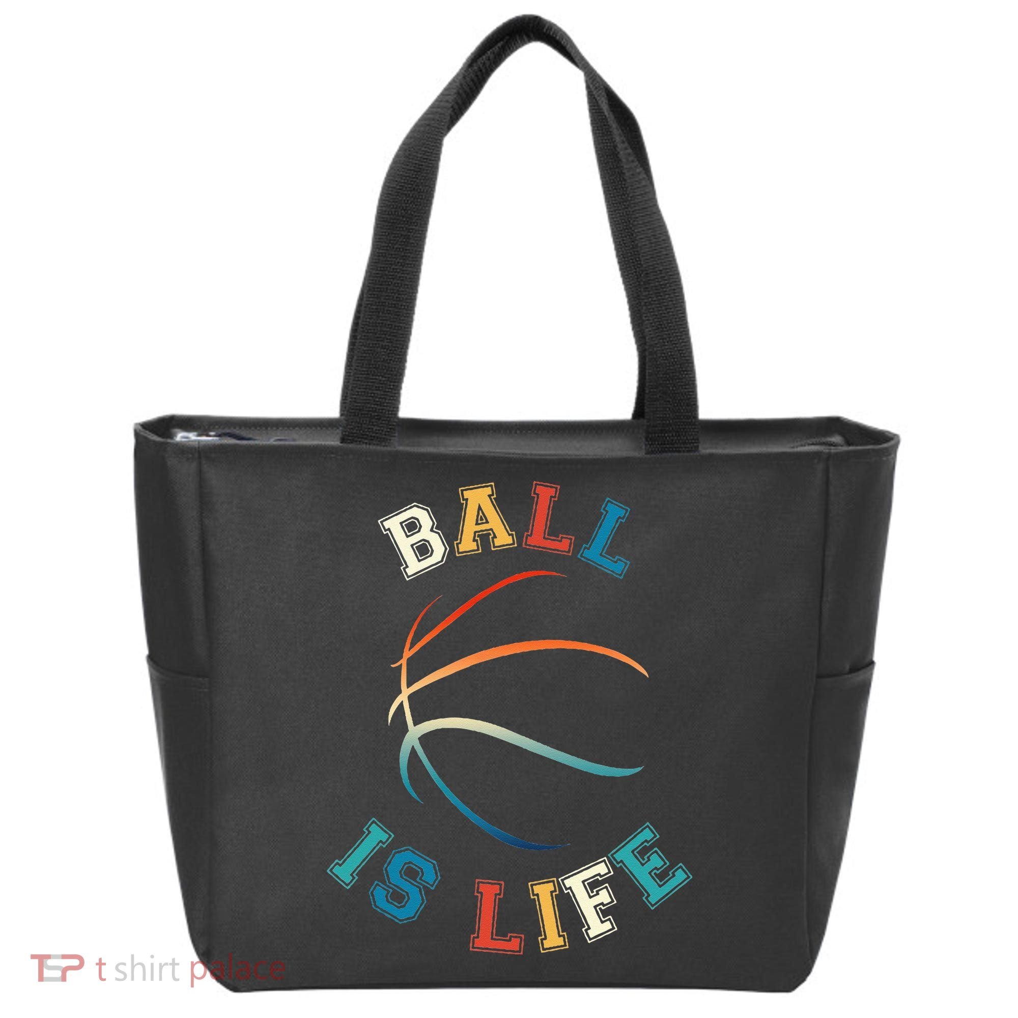 Ball Is Life Basketball Bball Lover Gift Tote Bag