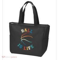 Ball Is Life Basketball Bball Lover Gift Tote Bag thumb 3
