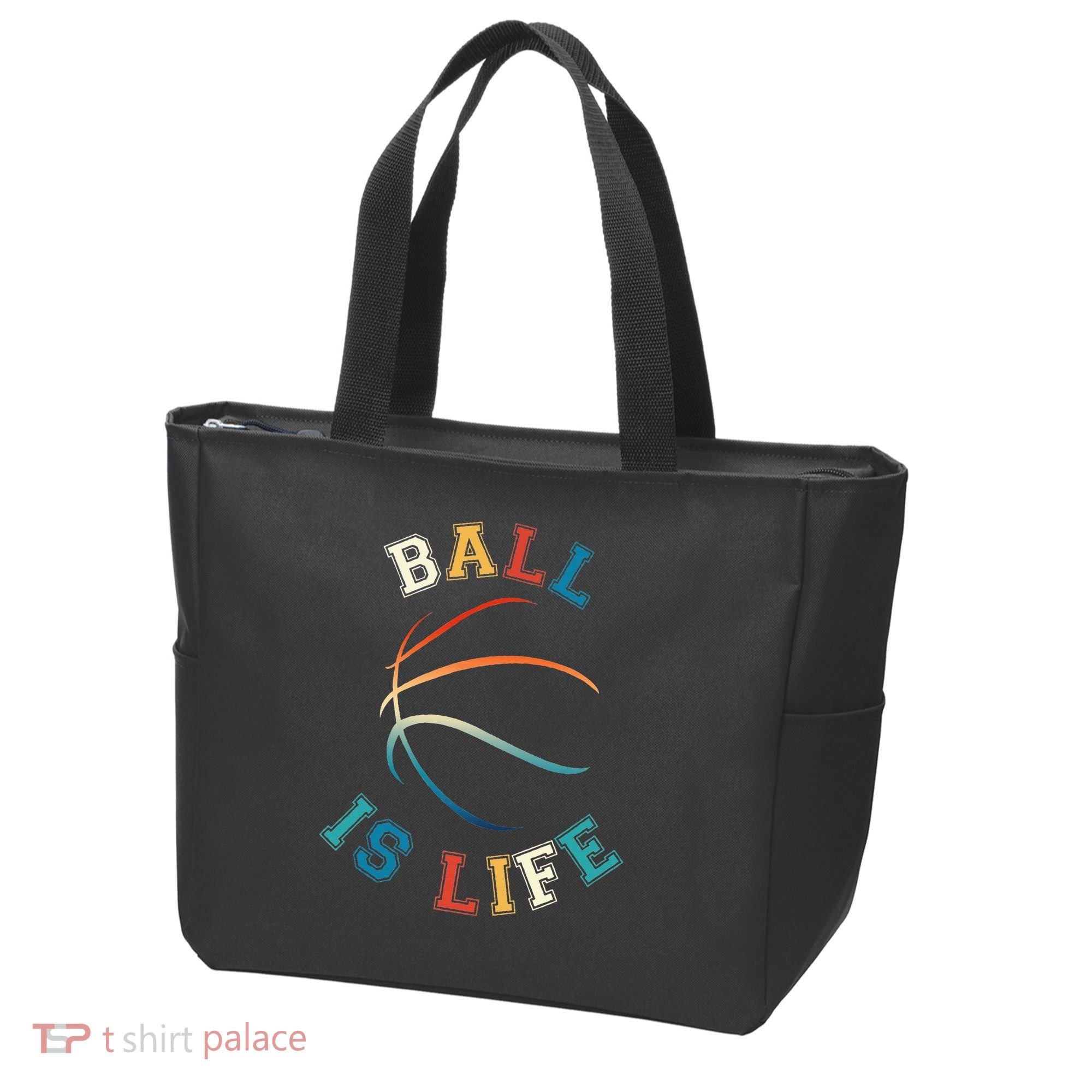 Ball Is Life Basketball Bball Lover Gift Tote Bag