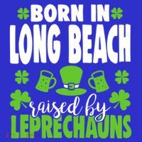 Born In Long Beach Raised By Leprechauns Gift Tote Bag thumb 4