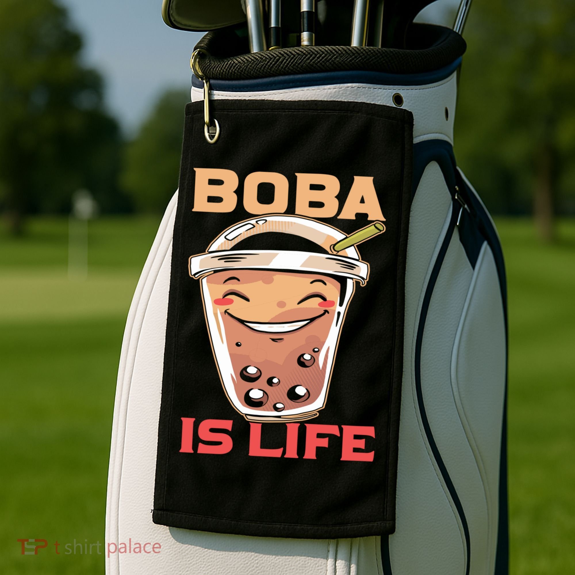 Boba Is Life I Boba Golf Towel
