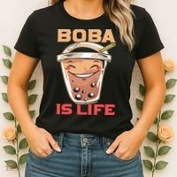 Boba Is Life I Boba Women's T-Shirt thumb 2