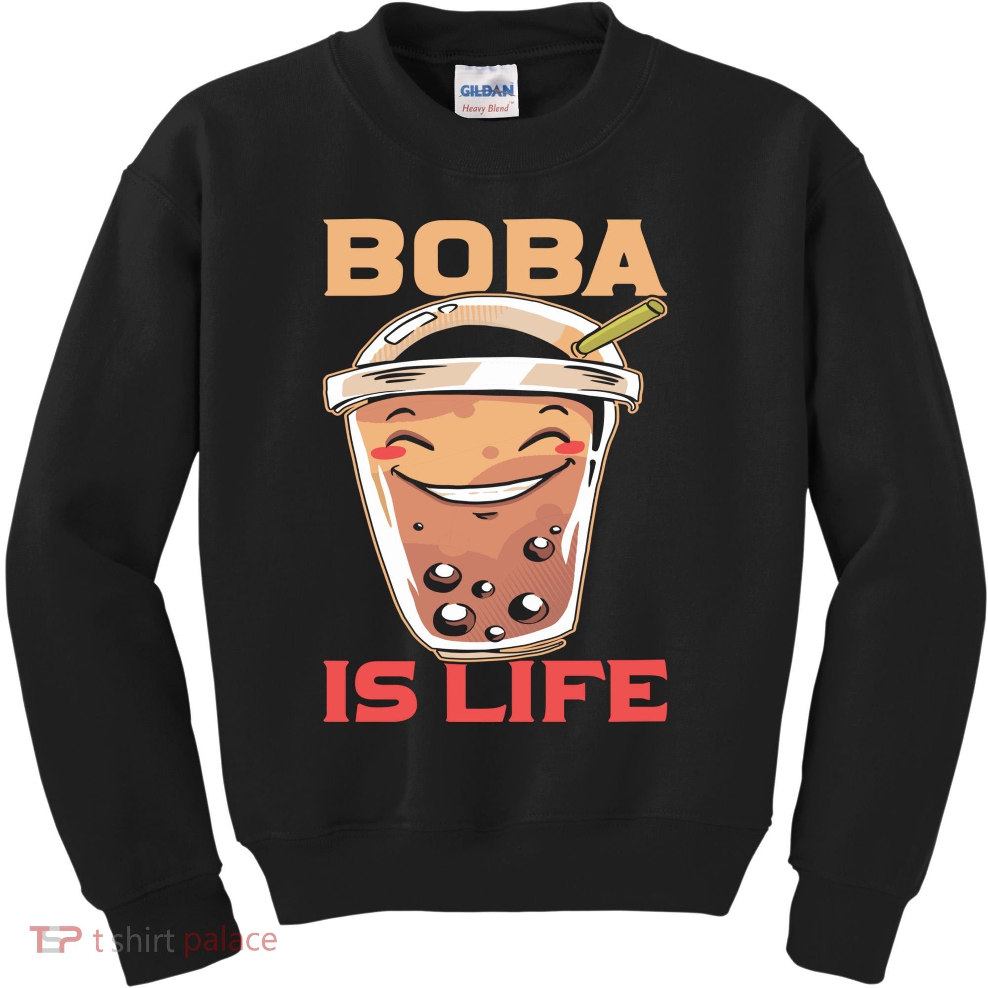 Boba Is Life I Boba Kids Sweatshirt