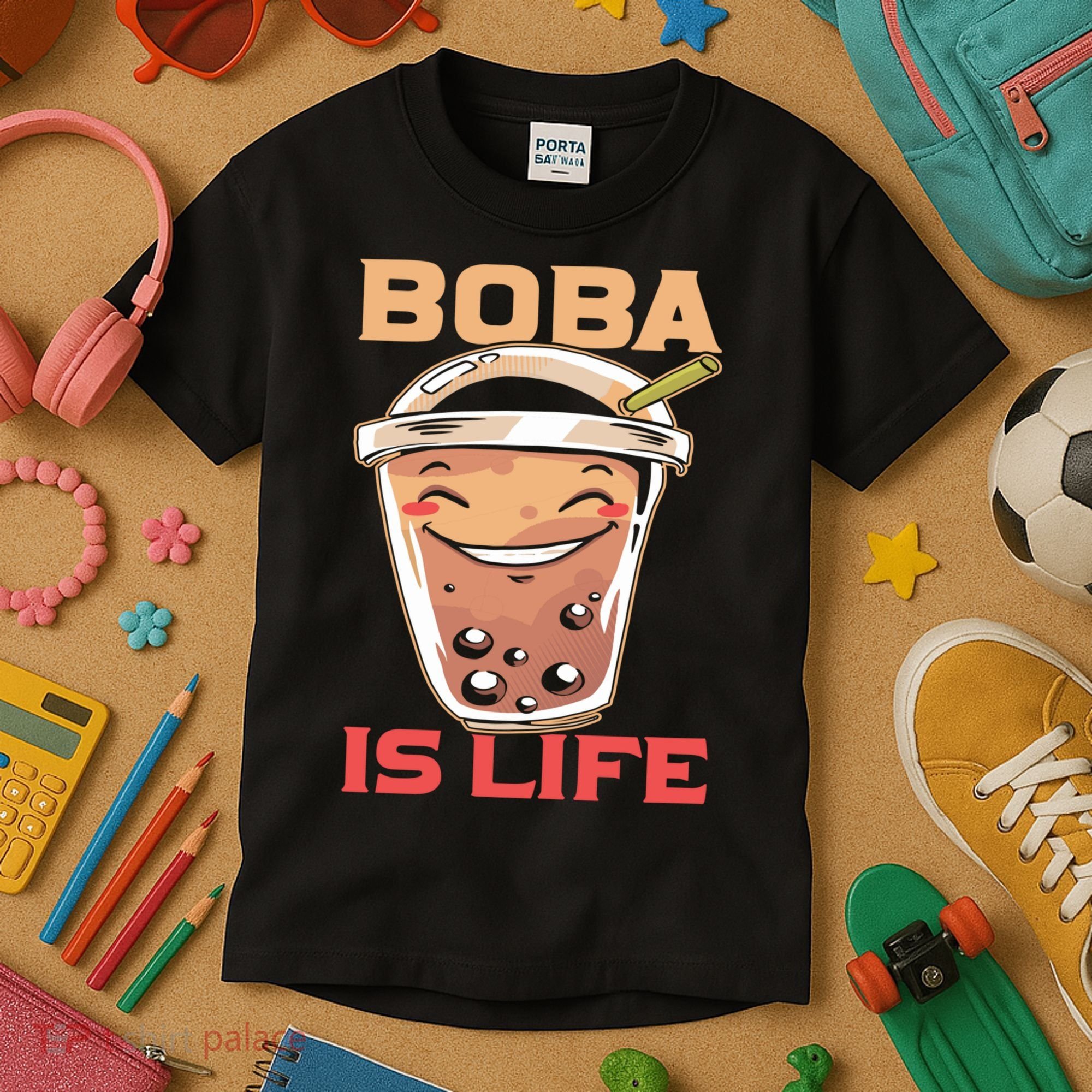 Boba Is Life I Boba Kids T-Shirt