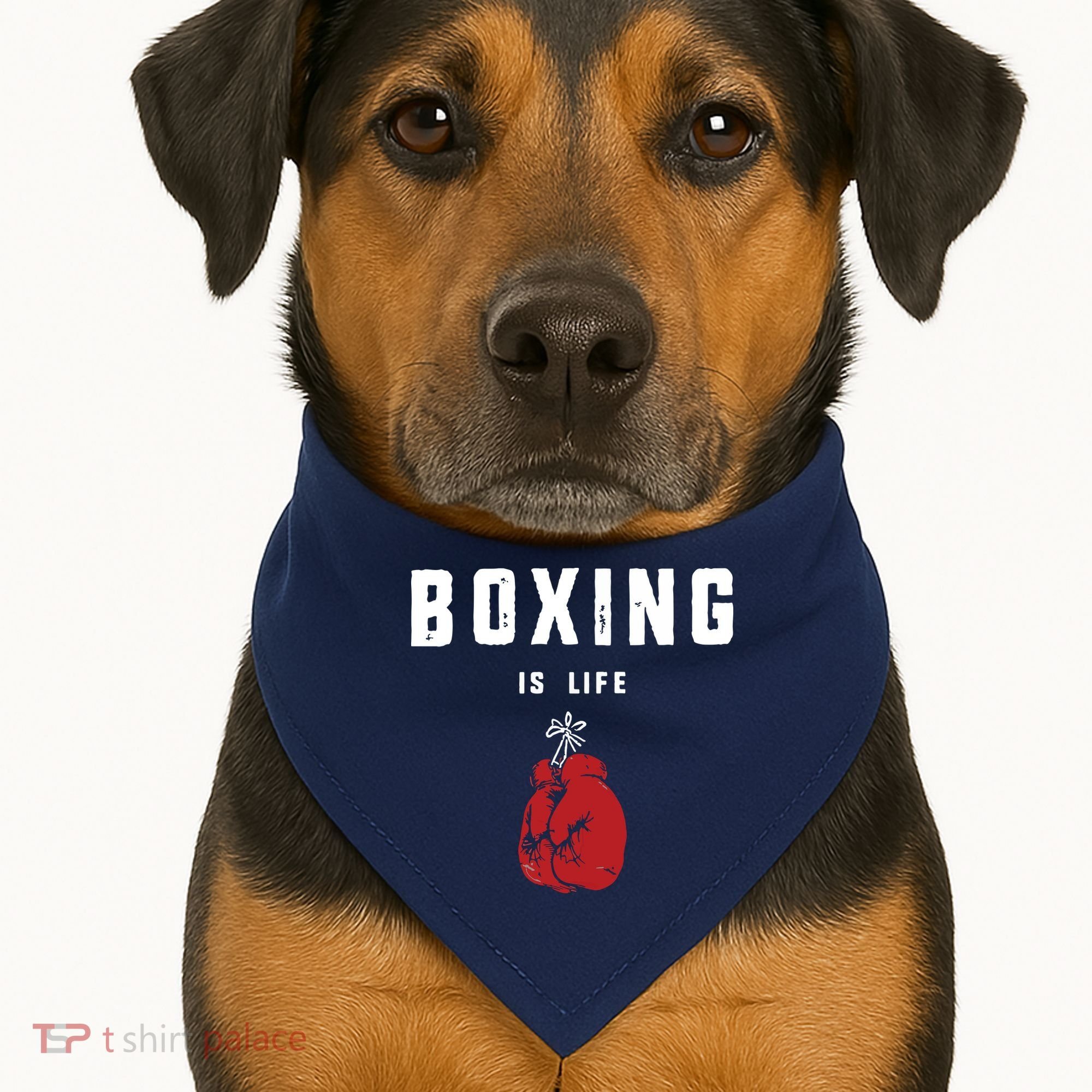 Boxing Is Life USA-Made Doggie Bandana