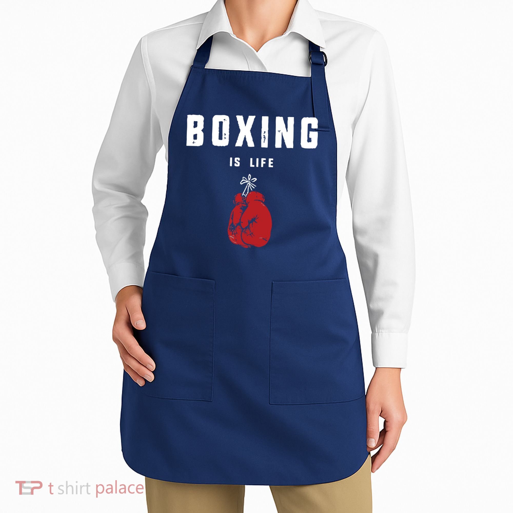 Boxing Is Life Apron
