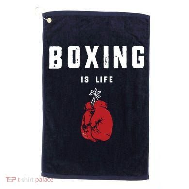 Boxing Is Life Golf Towel
