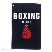 Boxing Is Life Golf Towel thumb 0