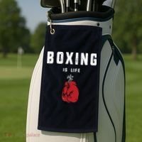 Boxing Is Life Golf Towel thumb 2