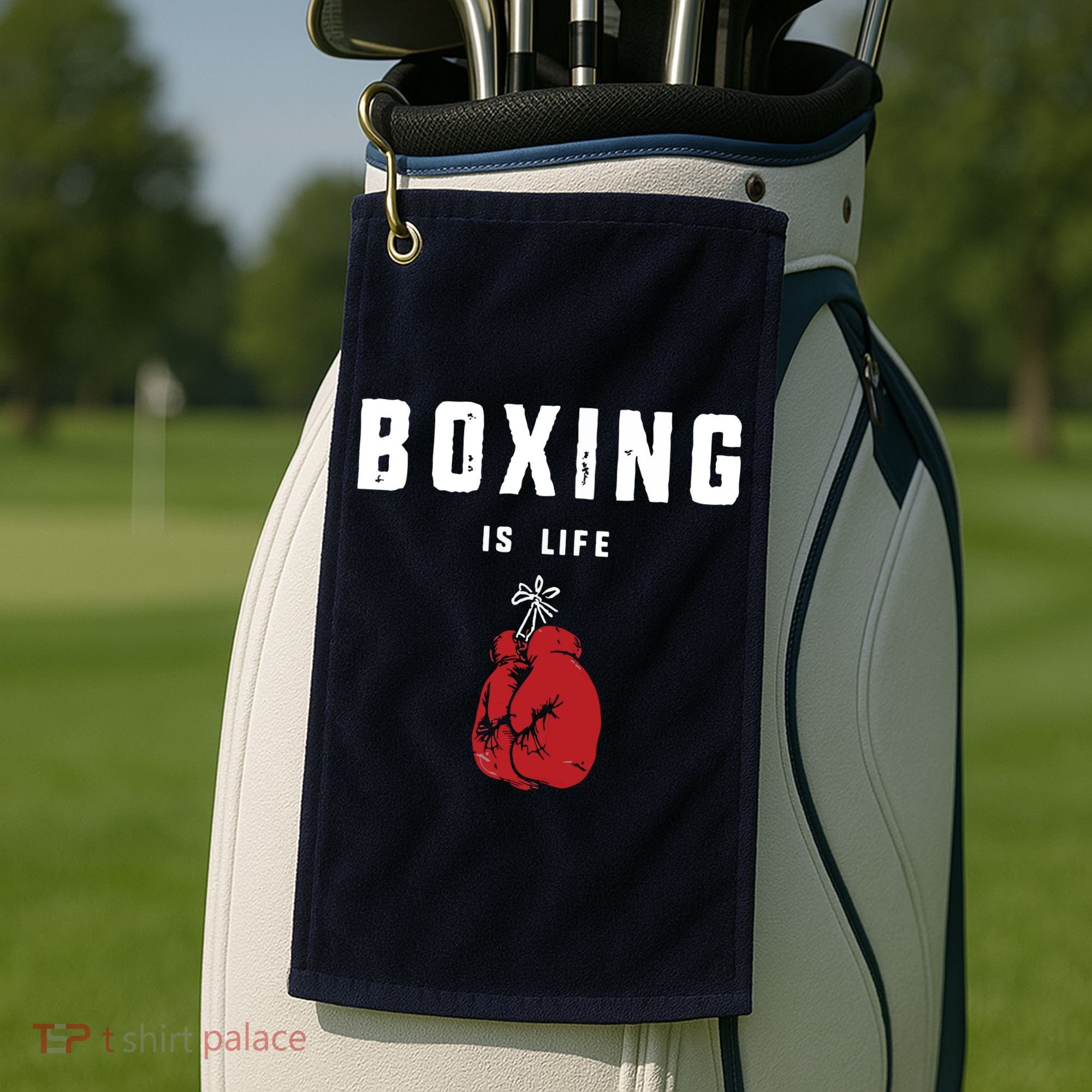 Boxing Is Life Golf Towel
