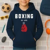 Boxing Is Life Kids Hoodie thumb 2