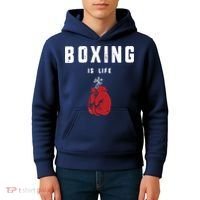 Boxing Is Life Kids Hoodie thumb 4