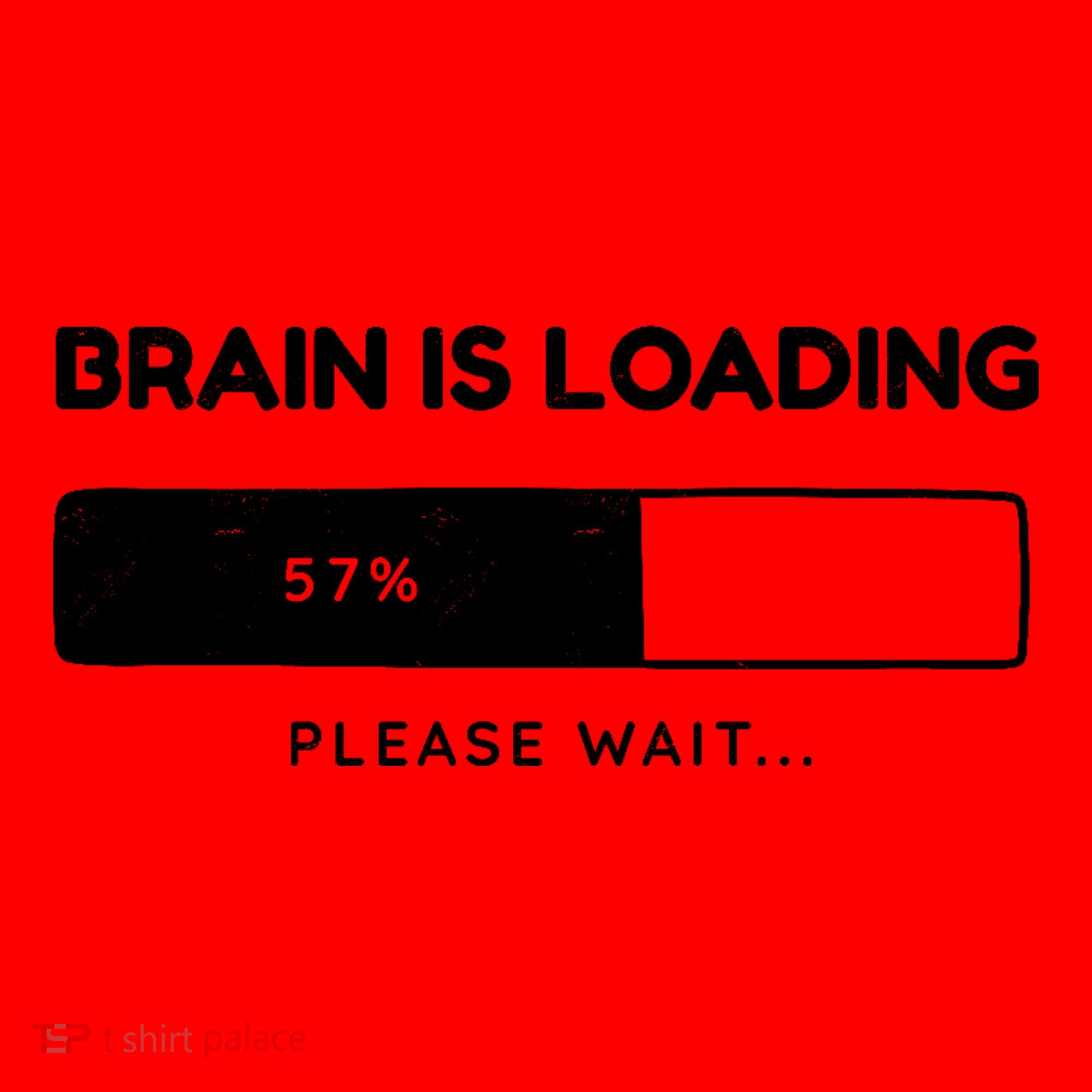 Brain Is Loading Please Wait Funny Santa Hat