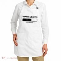 Brain Is Loading Please Wait Funny Apron thumb 2