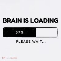 Brain Is Loading Please Wait Funny Apron thumb 3