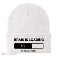 Brain Is Loading Please Wait Funny Beanie thumb 0