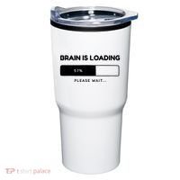 Brain Is Loading Please Wait Funny Tumbler thumb 0