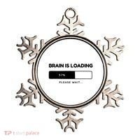 Brain Is Loading Please Wait Funny Ornament thumb 0