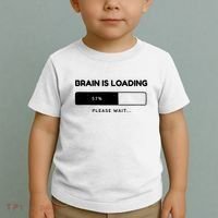 Brain Is Loading Please Wait Funny Toddler T-Shirt thumb 2