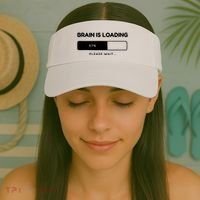 Brain Is Loading Please Wait Funny Visor thumb 2