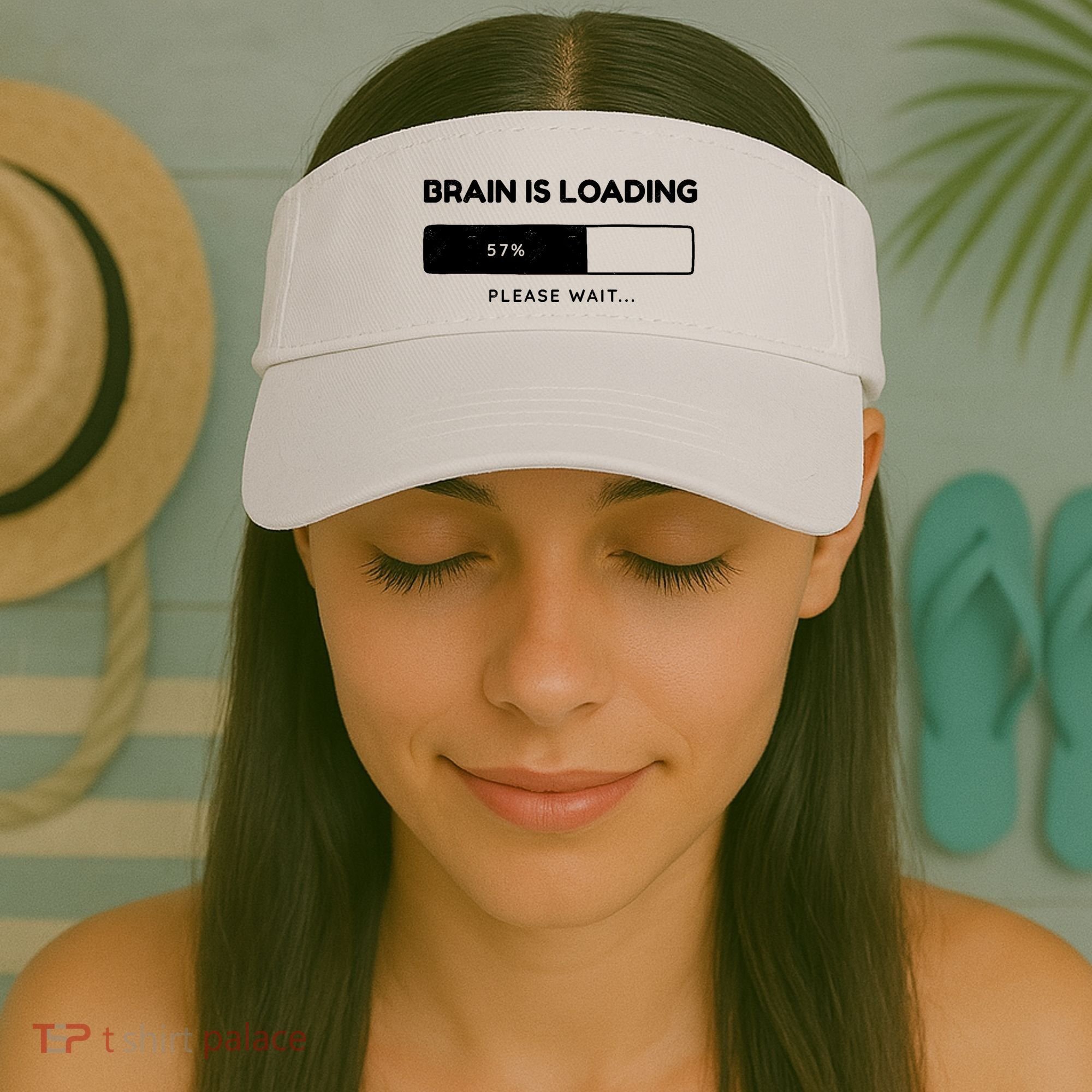 Brain Is Loading Please Wait Funny Visor