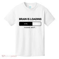 Brain Is Loading Please Wait Funny Kids T-Shirt thumb 0