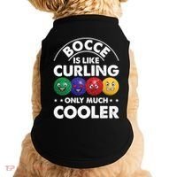 Bocce Is Like Curling Only Much Cooler Bocce Ball Player Gift Doggie Tank thumb 0