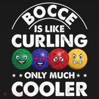 Bocce Is Like Curling Only Much Cooler Bocce Ball Player Gift Doggie Tank thumb 4