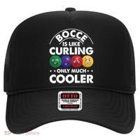 Bocce Is Like Curling Only Much Cooler Bocce Ball Player Gift Hat thumb 0
