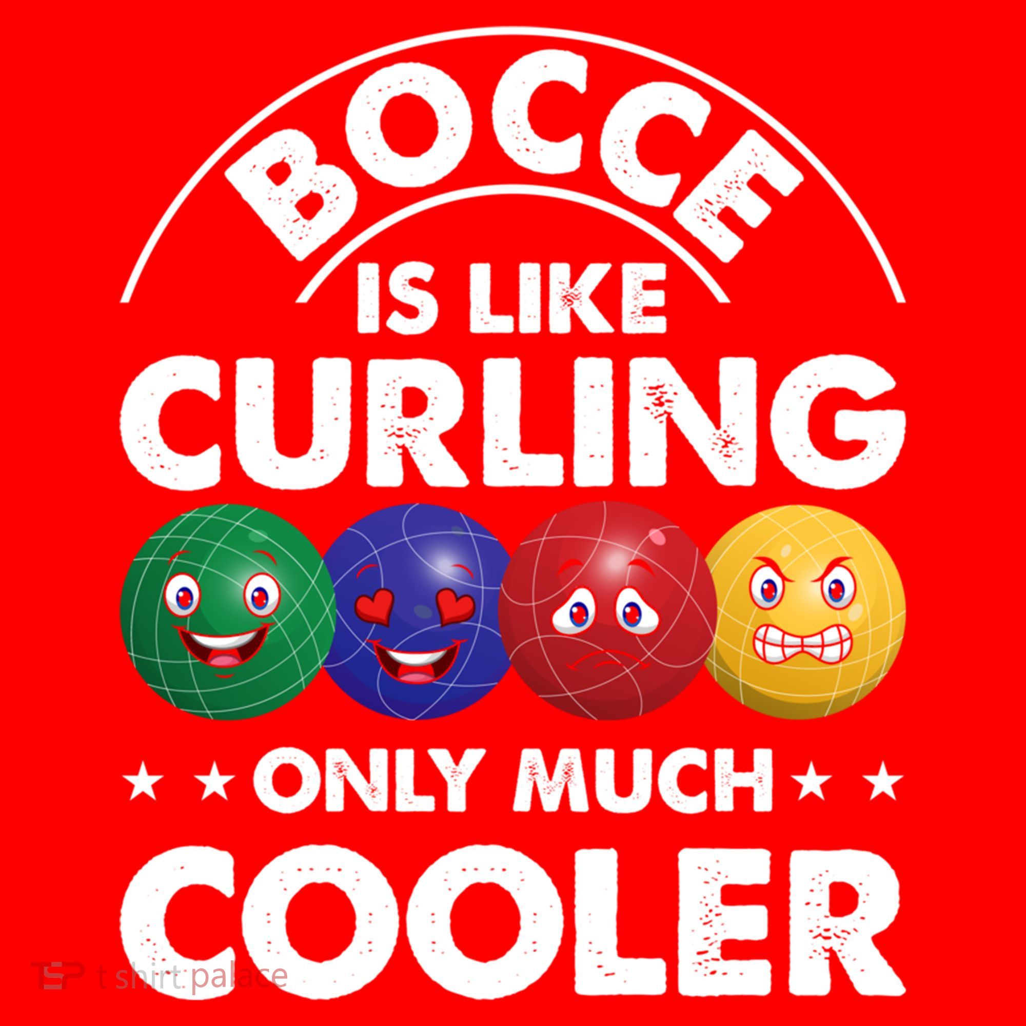 Bocce Is Like Curling Only Much Cooler Bocce Ball Player Gift Santa Hat