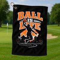 Basketball Is Life Golf Towel thumb 1